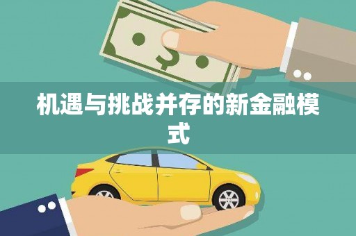 秀峰机遇与挑战并存的新金融模式