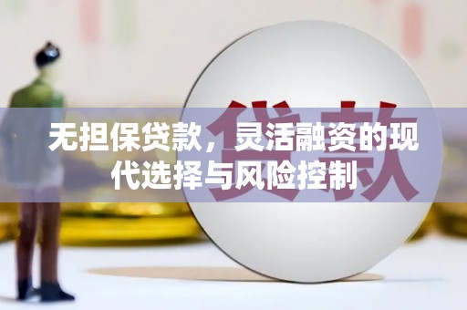 秀峰无担保贷款，灵活融资的现代选择与风险控制