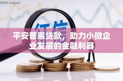 秀峰平安普惠贷款，助力小微企业发展的金融利器