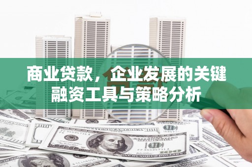 秀峰商业贷款，企业发展的关键融资工具与策略分析