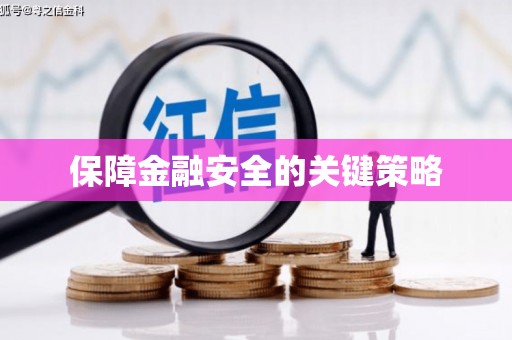秀峰保障金融安全的关键策略